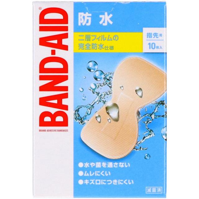 他サイト： バンドエイド 防水 指先用 10枚入 救急傷当て/絆創膏の商品画像