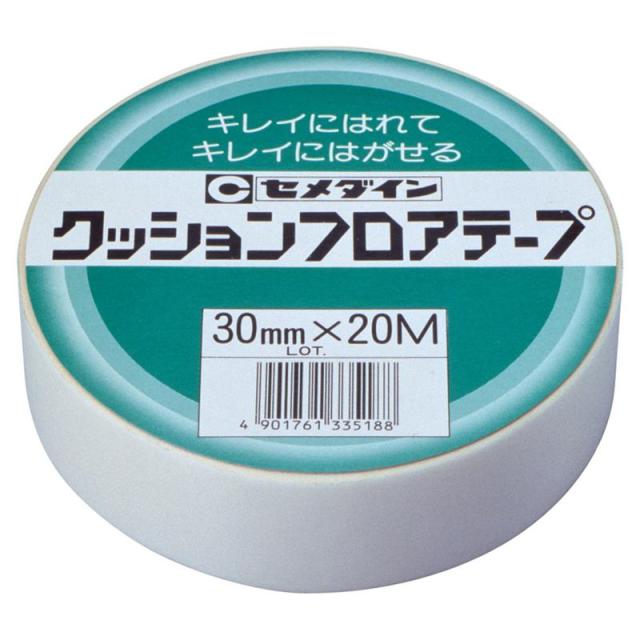 他サイト： クッションフロアテープ業務用 透明 30mm×20m セメダイン (TP-144)の商品画像