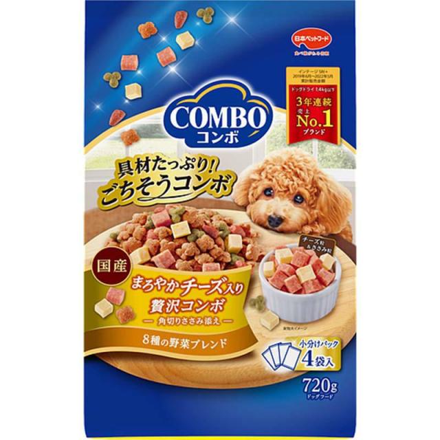 他サイト：  日本ペットフード コンボドッグまろやかチーズ入 犬 ドライ 1?6歳まで 成 720g の商品画像