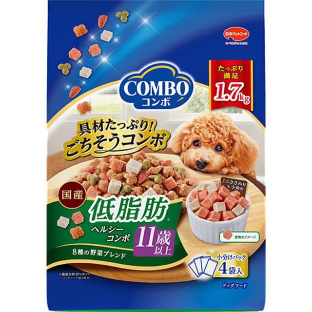 他サイト：  日本ペットフード 低脂肪11歳以上1.7kg 犬 ドライ 10~12歳まで 老齢 1.7kg の商品画像