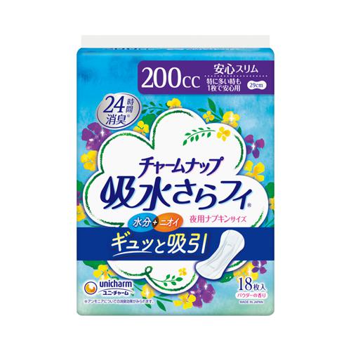 他サイト： チャームナップ吸水さらフィ 特に多い時も安心用 / 57144→80807 18枚 ユニ・チャーム (T0738)の商品画像