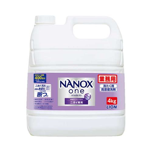 他サイト： 業務用NANOXone(ナノックスワン) ニオイ専用 / 4kg パウダリーソープの香り ライオンハイジーン (M0830)の商品画像