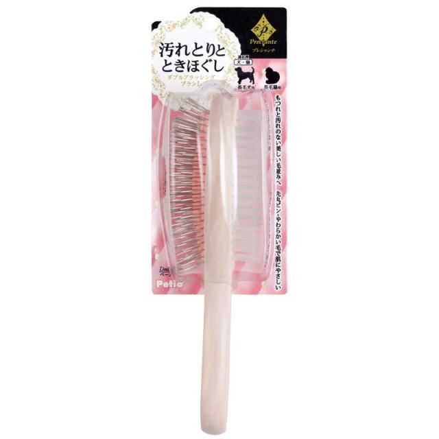 他サイト： ペティオ(Petio) プレシャンテ ダブルブラッシングブラシ L ペティオの商品画像