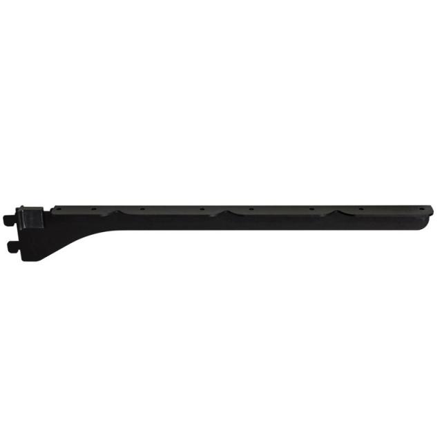 他サイト： 1×4材用ピラシェル棚受 黒 右 344mm WAKI(和気産業) (WPS041)の商品画像