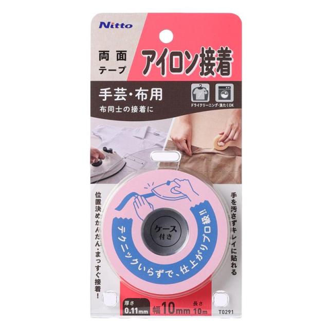 他サイト： アイロン接着両面テープ 0.11×10mm×10m ニトムズ (T0291)の商品画像