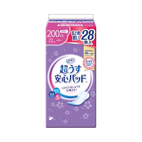 他サイト： リフレ 超うす安心パッド まとめ買いパック 200cc / 18419→18836 28枚 リブドゥコーポレーション (T097の商品画像
