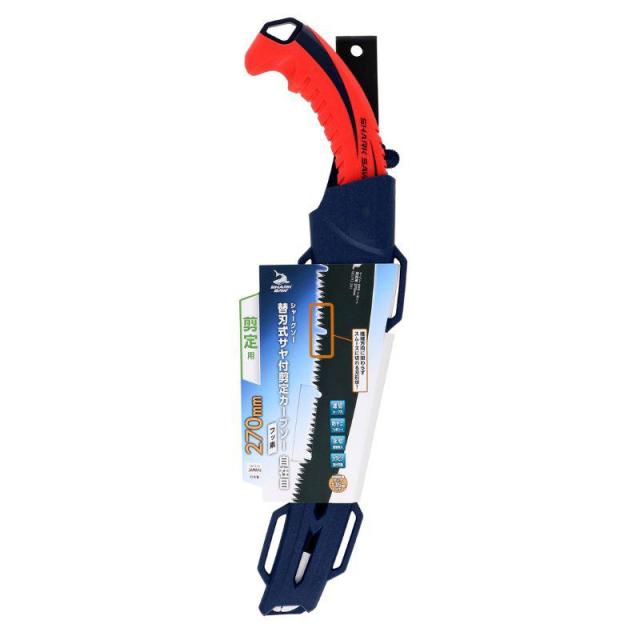 他サイト： 高儀 シャークソー 替刃 式 サヤ付 剪定 カーブソー 自在 目 フッ素 270mm 2051938 2051938の商品画像