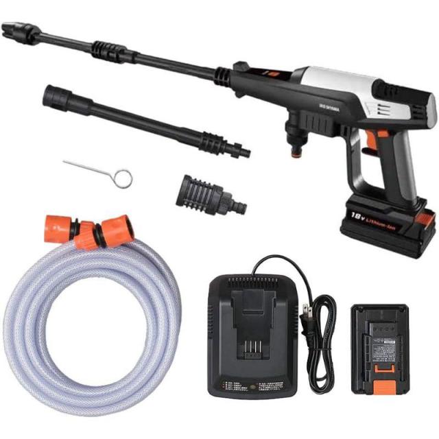 他サイト： 即納在庫品 アイリスオーヤマ 高圧洗浄機 コードレス 充電式 ハンディウォッシャー JHW-201 JHW-201の商品画像