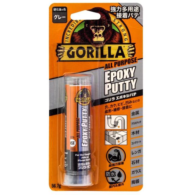 他サイト： ゴリラ エポキシパテ 56.7g 呉工業 (NO.1781)の商品画像