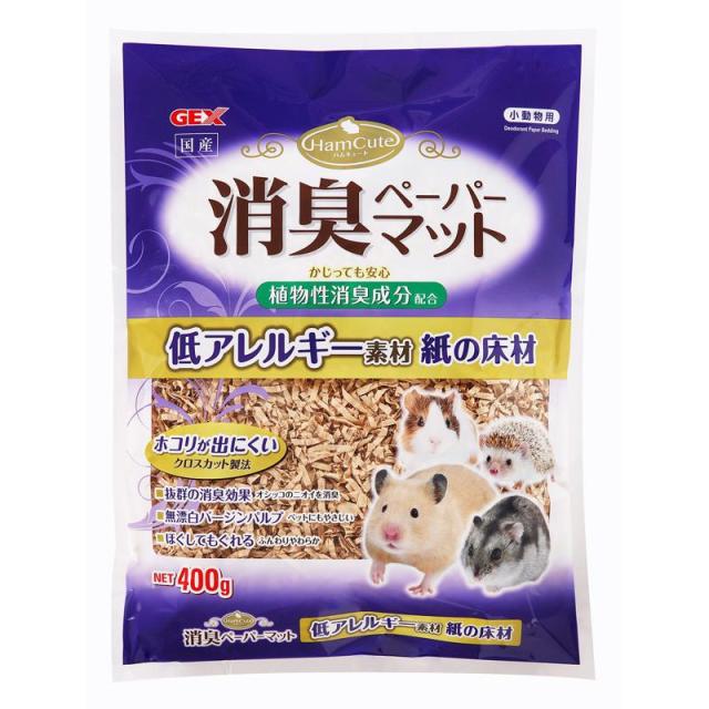 他サイト： ジェックス GEX ハムキュート 消臭ペーパーマット 400gの商品画像