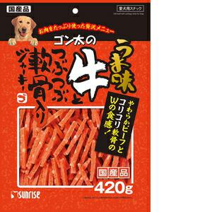 他サイト：  サンライズ ゴン太のうま味牛とつぶつぶ軟骨入りJ 420g の商品画像