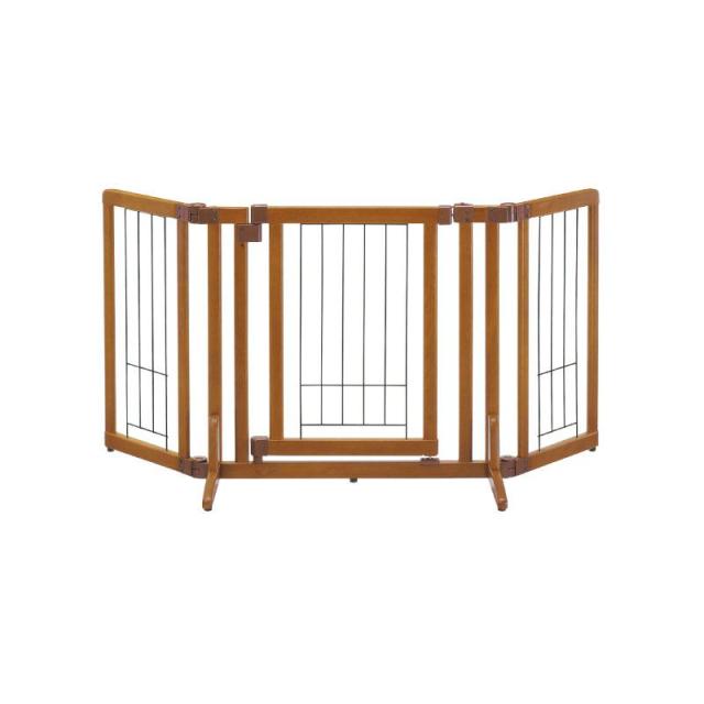 他サイト： リッチェル 木製 ドア付ゲート S ブラウンの商品画像