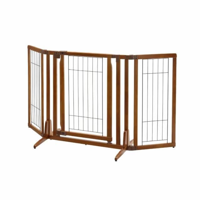 他サイト： リッチェル 木製 おくだけドア付ゲート ハイタイプ レギュラー ブラウンの商品画像