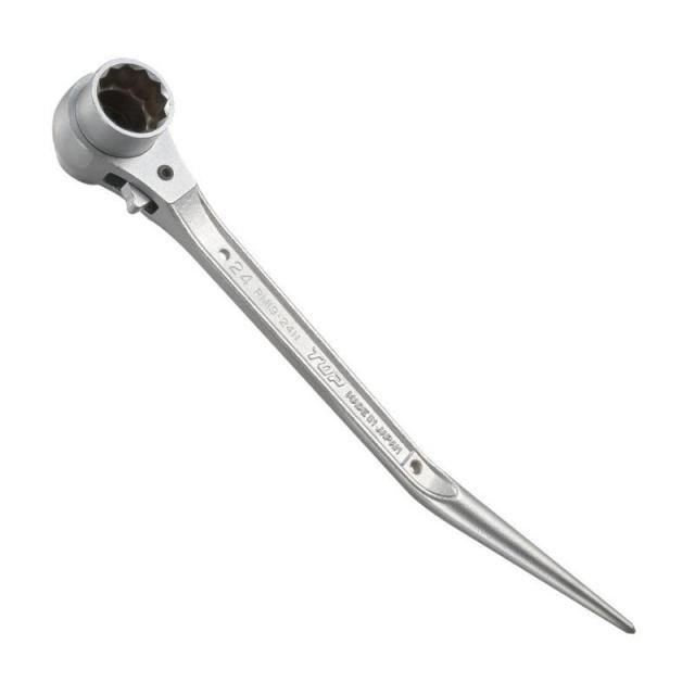 他サイト： TOP 鳶仕様ラチェットレンチ RM-19×24 N-BTの商品画像
