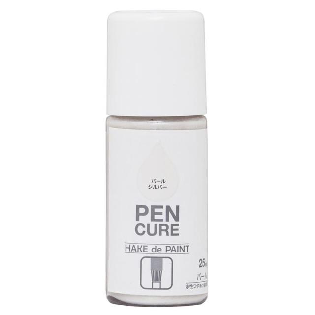 他サイト： ニッペ(Nippe) 水性塗料 ペンキュア HAKE de PAINT パール パールシルバー 25ml 鉄部・木部 工作品・ホの商品画像