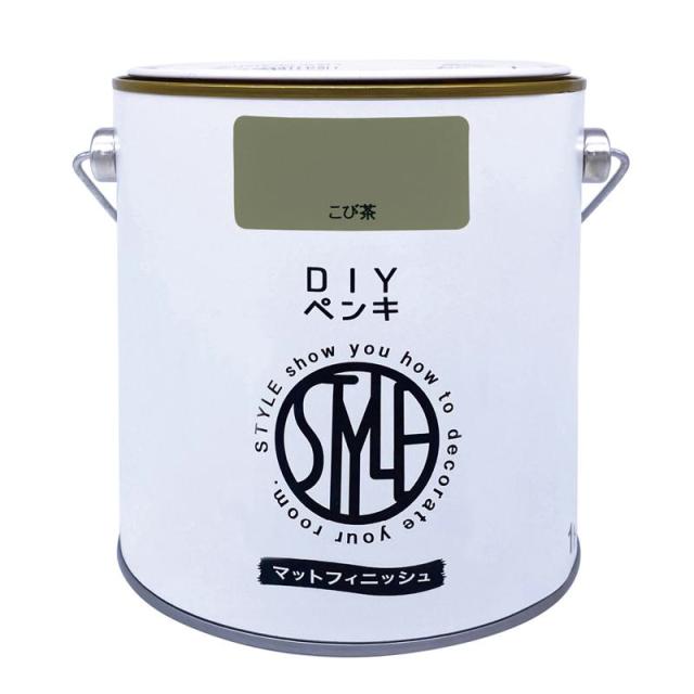 他サイト： ニッペ(Nippe) ペンキ 塗料 水性 DIYペンキ マットフィニッシュ こび茶 1kg ニッペホームプロダクツの商品画像