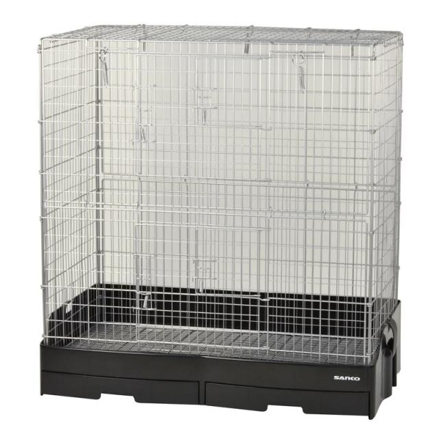 サンコーイージーホーム40ハイ　ブラック　小動物ケージ　飼育用ケージ 徹底レビュー】イージーホーム40ハイBK｜小動物おすすめのケージ