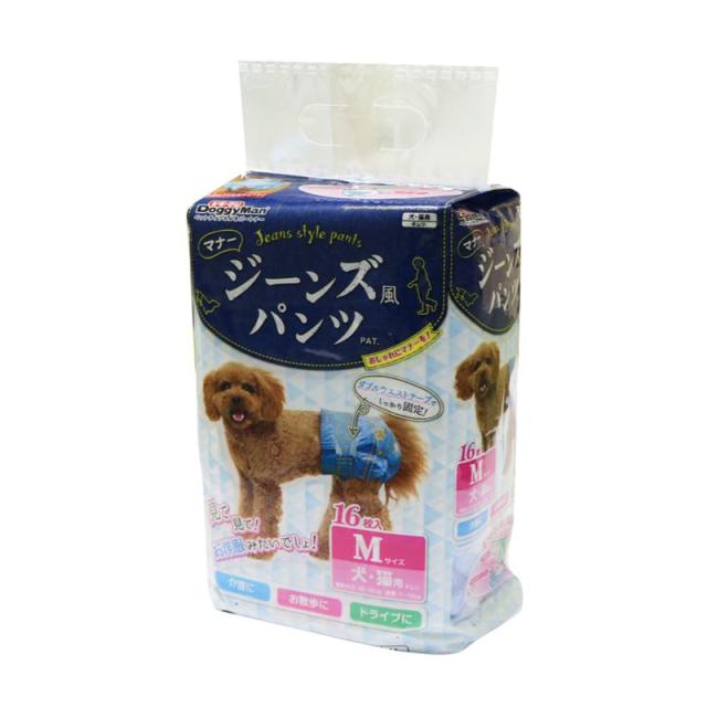 他サイト： ドギーマン(Doggy Man) ジーンズ風パンツ Mサイズ 16枚 ドギーマンハヤシの商品画像