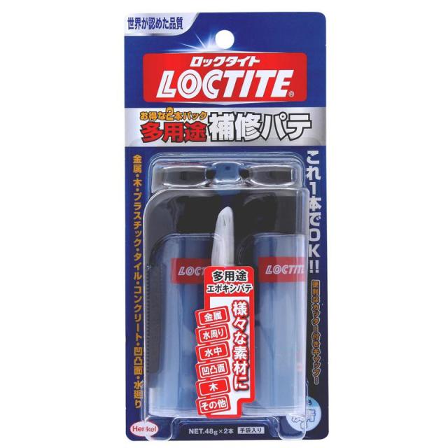他サイト： ロックタイト 多用途補修パテ 48g×2個 ヘンケルジャパン (DHP-482)の商品画像