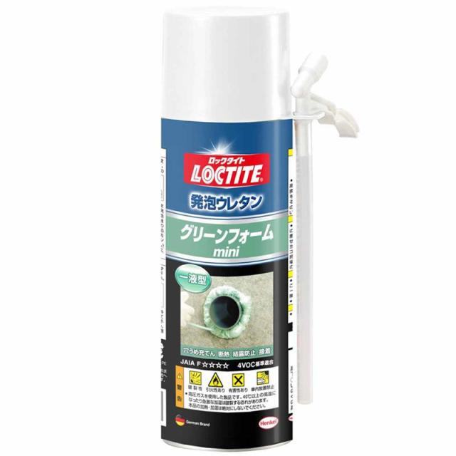 他サイト： ロックタイト 発泡ウレタン グリーンフォーム 297g ヘンケルジャパン (DGM-300)の商品画像