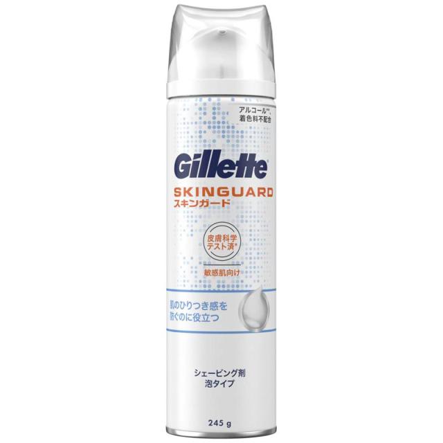 他サイト： ジレット スキンガードフォーム 245g P&G カミソリ/シェービング/シェービング剤の商品画像