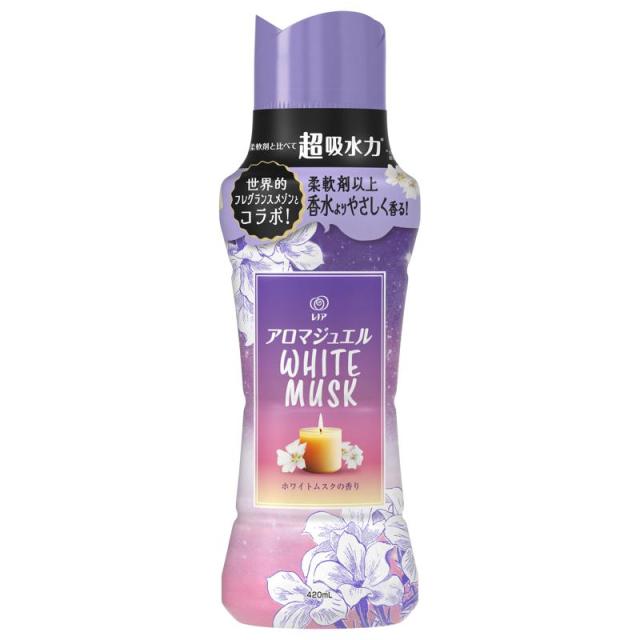 他サイト： レノア アロマジュエル ホワイトムスクの香り 本体 420ml 柔軟剤の商品画像