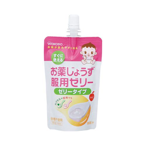 他サイト： お薬じょうず服用ゼリー ゼリータイプ りんご味 / 158345 150g アサヒグループ食品 (E0482)の商品画像