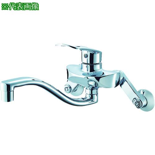 他サイト： ■SANEI シングル混合栓 エコ 泡沫吐水 パイプ220mm〔品番:K1712EA13〕【1147076:0】[店頭受取不可]の商品画像