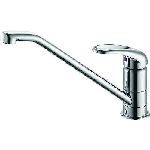 他サイト： ■SANEI シングルワンホール混合栓 上面施工式 泡沫吐水 リングレバー 取付穴径35~39mm〔品番:K87110TJV13の商品画像
