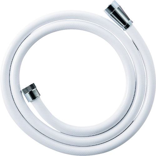 他サイト： ■SANEI シャワーホース マットホワイト 水栓側アダプター付 1.6m G1/2 日本製〔品番:PS3086TXAMW〕【1の商品画像