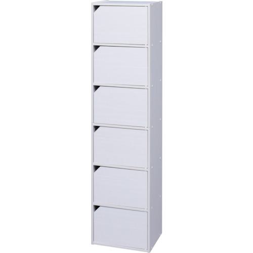 他サイト： ■IRIS 250485 モジュールボックス扉付 オフホワイト〔品番:MDB6DWH〕【1216668:0】[店頭受取不可]の商品画像