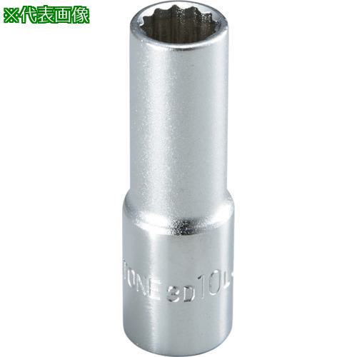 他サイト： ■TONE ディープソケット(12角) 対辺寸法22mm 全長64mm〔品番:3D22L〕【1224557:0】[店頭受取不可]の商品画像