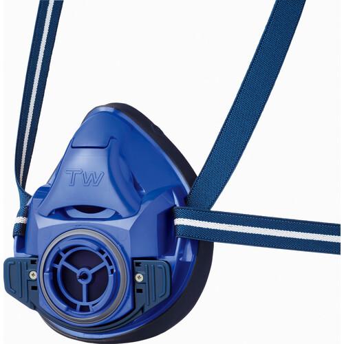 他サイト： ■シゲマツ 防じん・防毒マスク TW01SC ブルー S〔品番:TW01SCBLS〕【1275513:0】[店頭受取不可]の商品画像