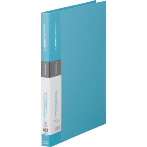 他サイト： ■KING JIM シンプリ-ズクリア-F差替式15P水色〔品番:138SPLB〕【1289622:0】[店頭受取不可]の商品画像