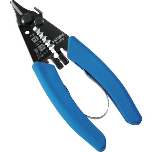 他サイト： ■HOZAN ワイヤーストリッパー より線用〔品番:P970〕【1364007:0】[店頭受取不可]の商品画像