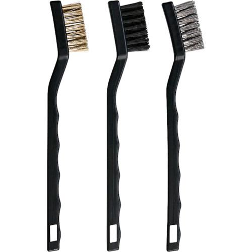 他サイト： ■KAKURI SUNDRY ワイヤーブラシ3本組(S)SWB-3〔品番:86190〕【1664434:0】[店頭受取不可]の商品画像