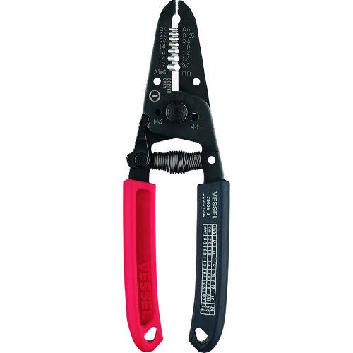 他サイト： ■VESSEL ワイヤーストリッパーねじカッター付 No.3500E-3(単線・より線用)〔品番:3500E3〕【1829892の商品画像