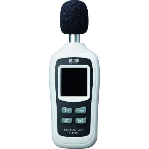 他サイト： ■SANWA デジタル騒音計〔品番:CHESD1〕【2010235:0】[店頭受取不可]の商品画像