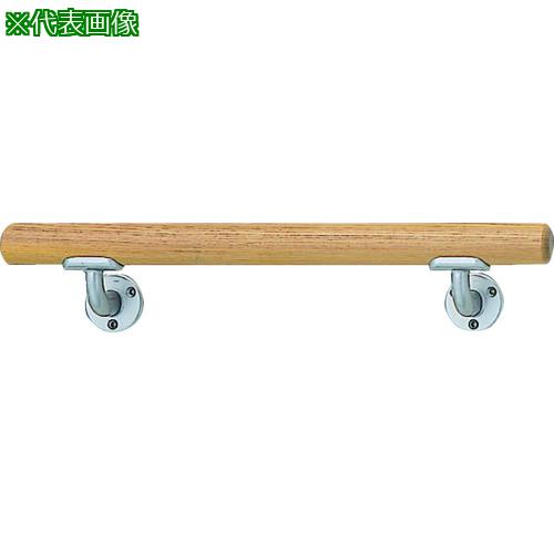 他サイト： ■TRUSCO 横型 ミニ手すり 35ΦX600 シルバ-ライトオ-ク〔品番:HBIY600SO〕【2065521:0】[店頭受の商品画像