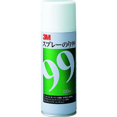 他サイト： ■3M スプレーのり99 粗面対応・強力接着 430ml 乳白色〔品番:SN99〕【2169312:0】[店頭受取不可]の商品画像