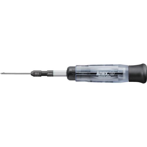 他サイト： ■アネックス 精密ドライバー なめた精密ネジはずし 刃先+0(M1~2.6) 全長152mm〔品番:3610N〕【2493639の商品画像