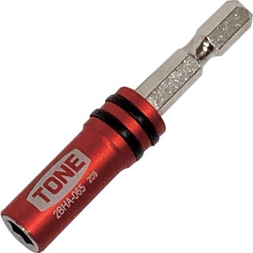 他サイト： ■TONE 電動ドリル用ビットホルダー 差込角6.35mm 全長65mm〔品番:2BHA065〕【2530584:0】[店頭受取の商品画像