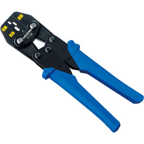 他サイト： ■HOZAN 圧着工具 圧着ペンチ(絶縁閉端子用)〔品番:P736〕【2617421:0】[店頭受取不可]の商品画像