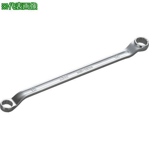 他サイト： ■KTC 45°×6°ロングめがねレンチ 対辺寸法16×18mm 全長265mm〔品番:M51618〕【3076300:0】[店の商品画像