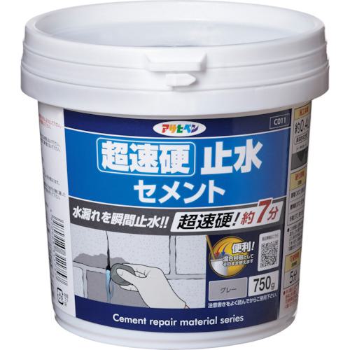 他サイト： ■アサヒペン 超速硬止水セメント 750g C011〔品番:311757〕【3243193:0】[店頭受取不可]の商品画像