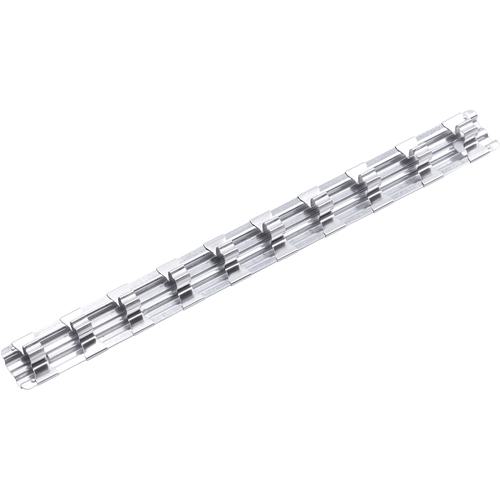 他サイト： ■TONE ソケットホルダー 差込角6.35mm 差込数10 全長210mm〔品番:SH210〕【3271536:0】[店頭受取の商品画像