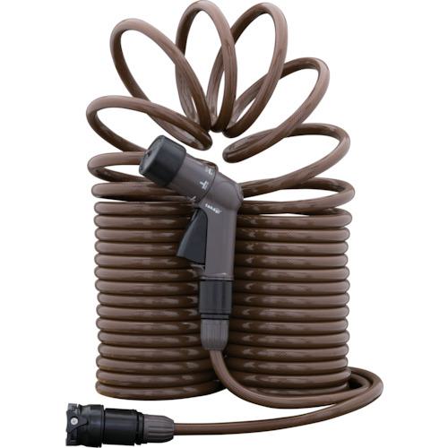 他サイト： ■タカギ ホースセット スパイラルGホース 15m〔品番:R015SBR〕【3383680:0】[店頭受取不可]の商品画像