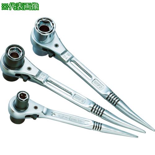 他サイト： ■スーパー 4サイズラチェットレンチ 呼び:17、19、21、24〔品番:SRF3〕【3445968:0】[店頭受取不可]の商品画像
