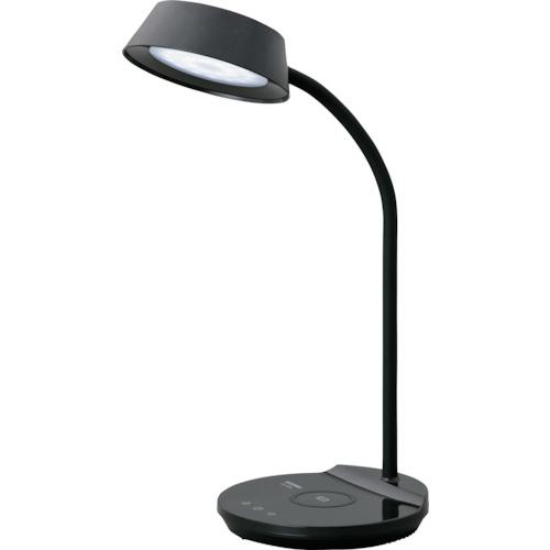他サイト： ■IRIS 537199 LEDデスクライト Qi充電シリーズ 平置きタイプ 調光・調色 ブラック〔品番:LDLQFDLB〕【3の商品画像
