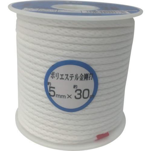 他サイト： ■ユタカメイク ロープ ポリエステルロープボビン巻 5mm×30m〔品番:RS3〕【3676731:0】[店頭受取不可]の商品画像